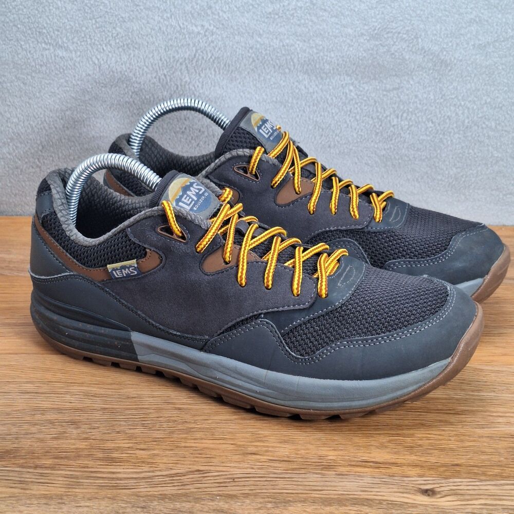 Lems Trailhead Hiking Sneakers Men 9 EU 42 Gray Minimalist Trail Running Shoes